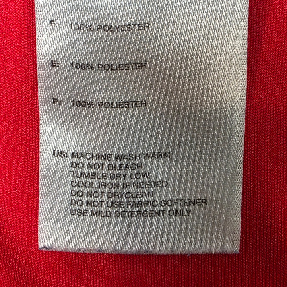 Adidas Basketball Shorts Mens Large Red Climalite Athletic Gym Training Piping - Picture 8 of 12